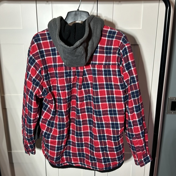 Canam Plaid Shirt Jacket. - Picture 2 of 4